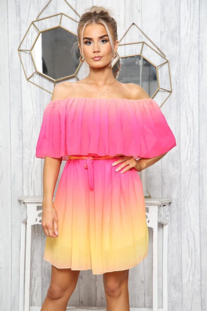 Ombre Skater Dress