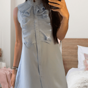 Frill Detail Smock Dress